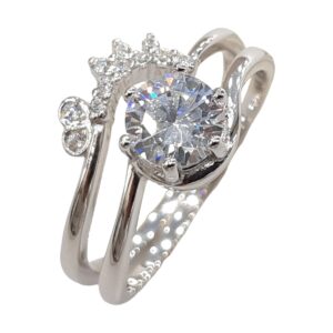 Ladies 2 Pc wedding set Rings RW-178