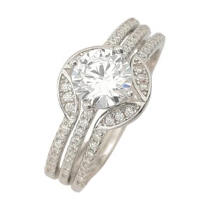 Ladies 3 Pc wedding set Rings RW-180