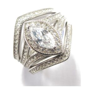 Ladies 3 Pc wedding set Rings RW-159