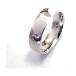 Plain Silver 6MM Comfort Dome wedding bands