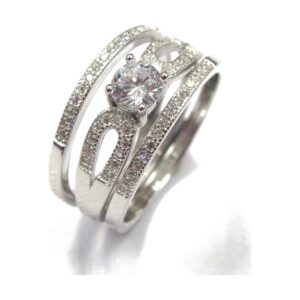 Ladies 3 Pc wedding set Rings RW-150
