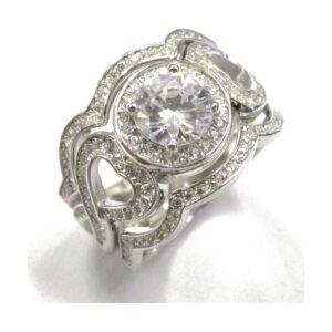 Ladies 3 Pc wedding set Rings RW-123