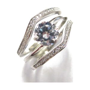 Ladies 3 Pc wedding set Rings RW-177
