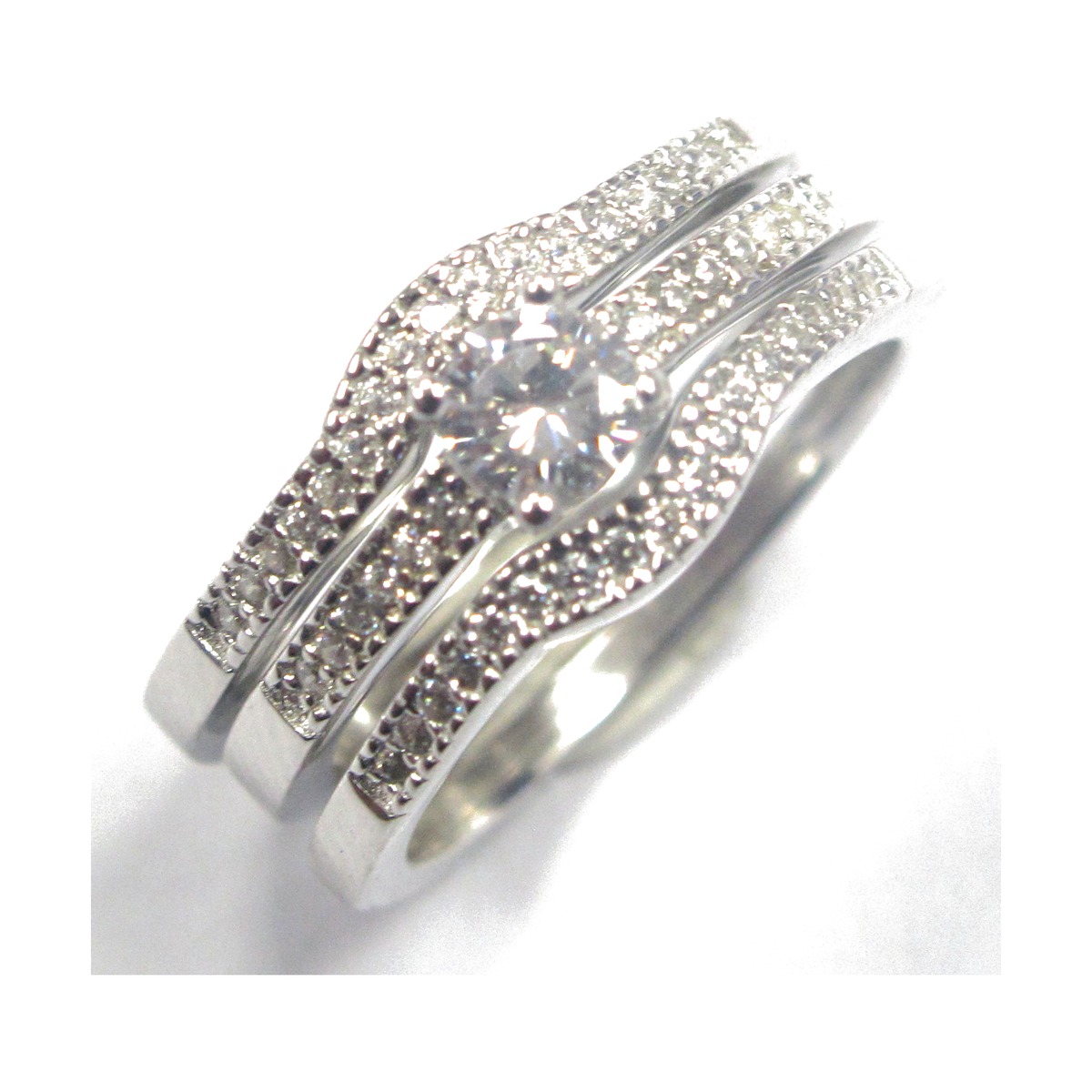 Ladies 3 Pc wedding set Rings RW-171