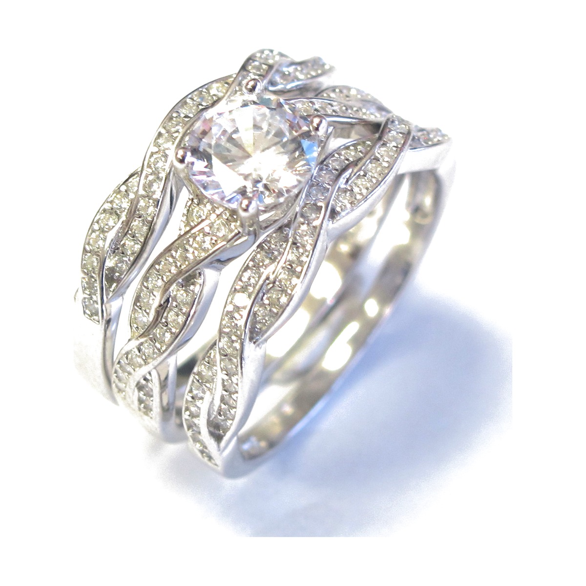 Ladies 2 Pc wedding set Rings RW-162