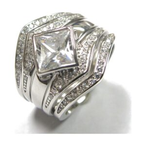 Ladies 2 Pc wedding set Rings RW-116