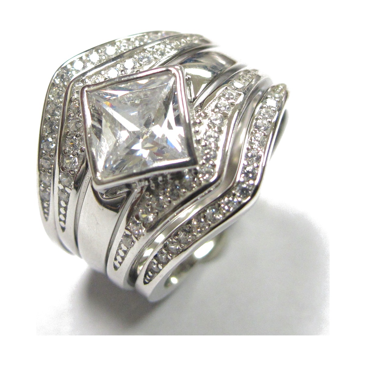 Ladies 2 Pc wedding set Rings RW-116