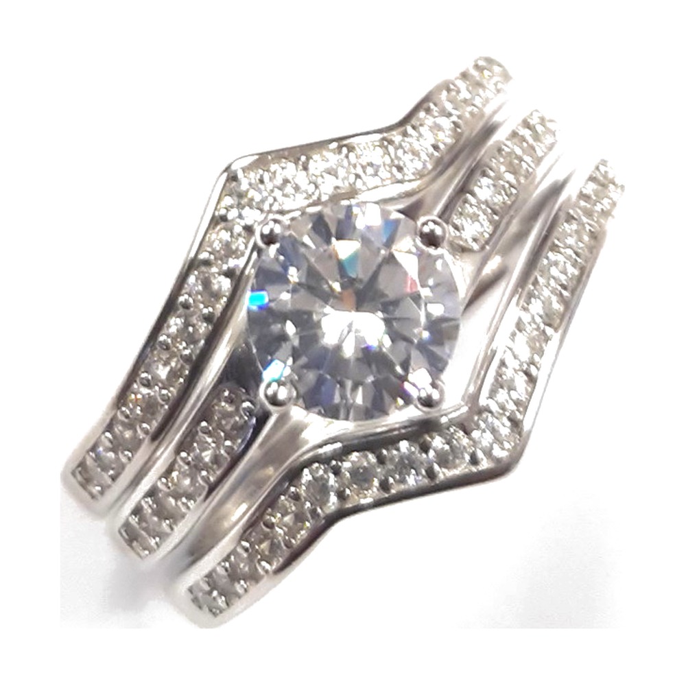 Ladies 3 Pc wedding set Rings RW-172
