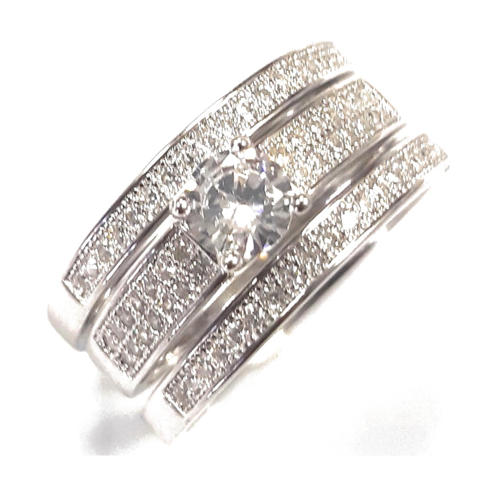 Ladies 3 Pc wedding set Rings RW-167
