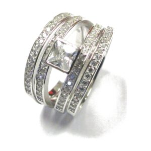 Ladies 3 Pc wedding set Rings RW-114