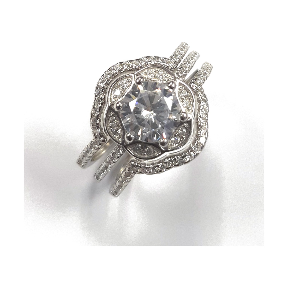 Ladies 3 Pc wedding set Rings RW-175