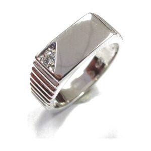 Men’s Silver Ring with C.Z stone RM-108