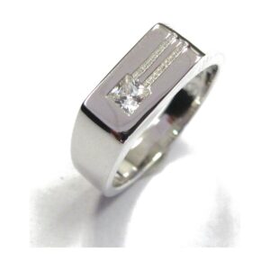 Men’sSilver Ring with C.Z stone RM-109