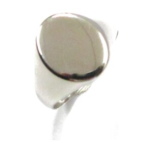 Men’s Silver Plain round signet Rings RM-200