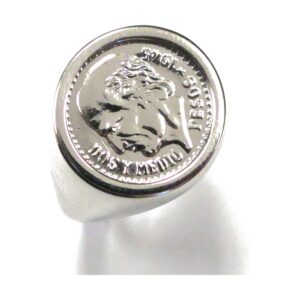 Men’s Silver Coin Ring RM-160