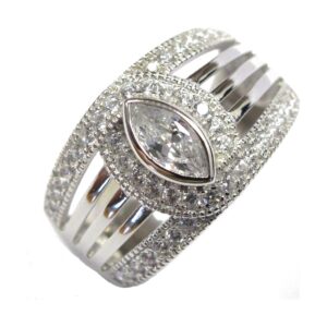 Ladies Ring with C.Z RMS-1409