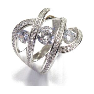 Ladies Ring with C.Z RCZ-129