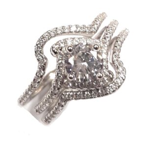 Ladies 3 Pc wedding set Rings RW-173