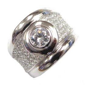 Ladies Ring with C.Z RMS-1411