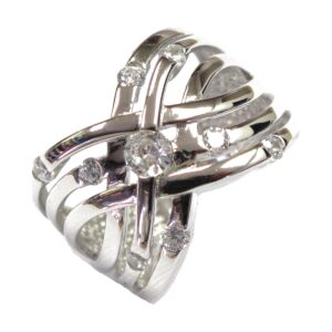 Ladies Ring with C.Z RCZ-1148