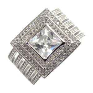 Ladies Ring with C.Z RMS-1403