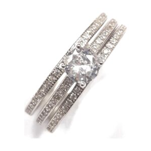 Ladies 3 Pc wedding set Rings RW-166