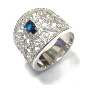 Ladies Ring with C.Z RMS-1093