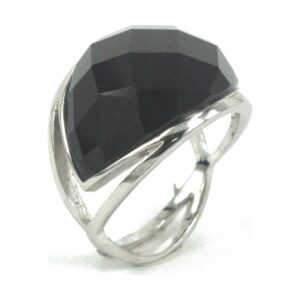 Ladies Ring with Real Onxy RONX-102