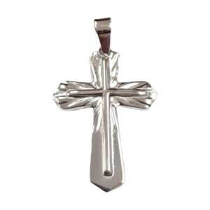925 Sterling Silver Plain Cross PCR-514
