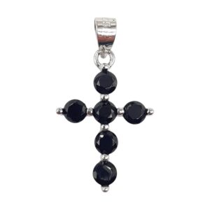 925 Sterling Silver C.Z Cross PCR-910/B
