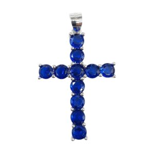 925 Sterling Silver C.Z Cross PCR-912