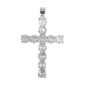 925 Sterling Silver C.Z Cross PCR-913