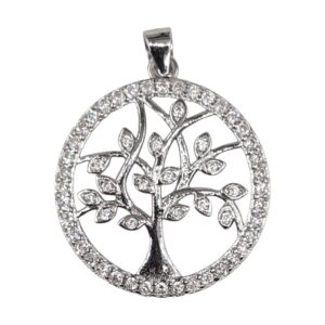 925 Sterling Silver C.Z Pendant TOL-450