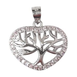 925 Sterling Silver C.Z Pendant TOL-466