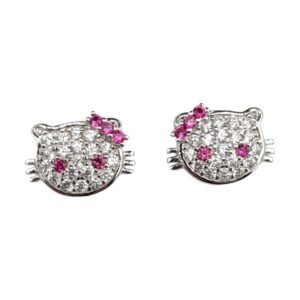 925 Sterling Silver C.Z Earrings E-622