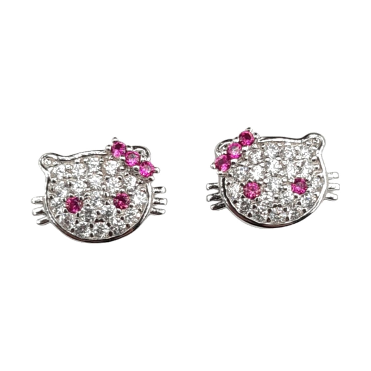 925 Sterling Silver C.Z Earrings E-622
