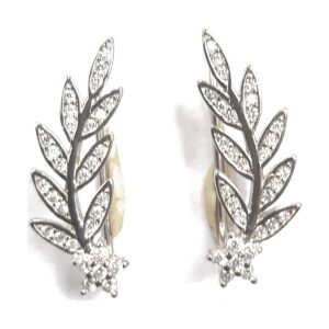 925 Sterling Silver C.Z Earrings E-652