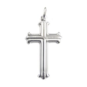 925 Sterling Silver Plain Cross PCR-322