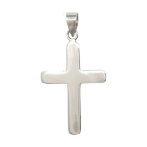 925 Sterling Silver Plain Cross PCR-964