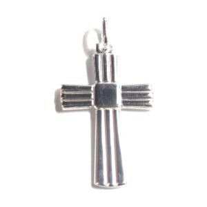 925 Sterling Silver Plain Cross PCR-195