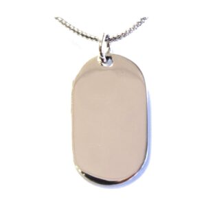 925 Sterling Silver Disc PDREC-18X30MM