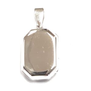 925 Sterling Silver Plain Octagon locket PLK-201