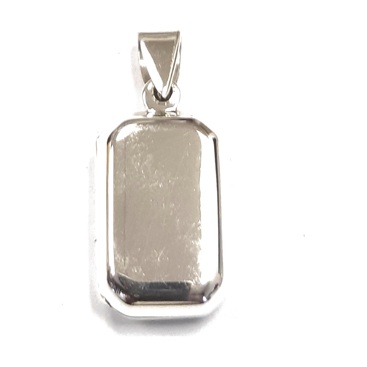 925 Sterling Silver plain rectangular locket PLK-200