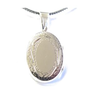 925 Sterling Silver Oval locket PLK-113