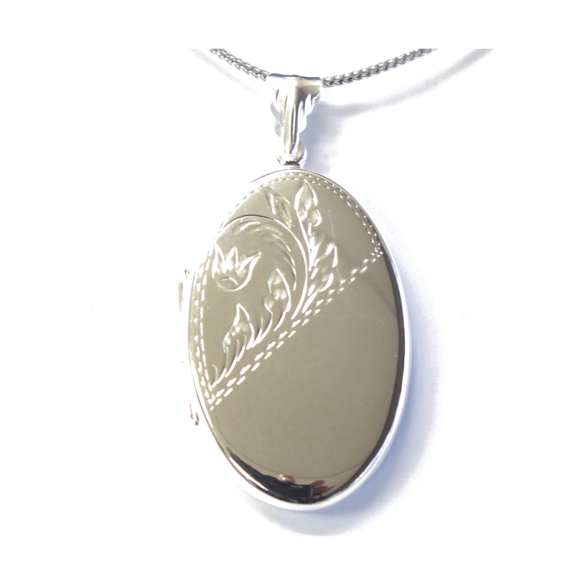925 Sterling Silver Oval locket PLK-133