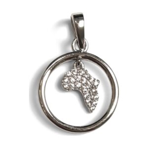 925 Sterling Silver C.Z Pendant P-902