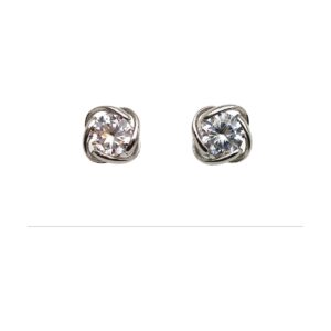 925 Sterling Silver C.Z Earrings E-120