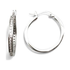 EHPF-171 Fancy Round HOOPS WITH C.Z