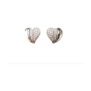 925 Sterling Silver C.Z Earrings E-605
