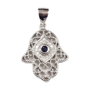 925 Sterling Silver C.Z Pendant P-442